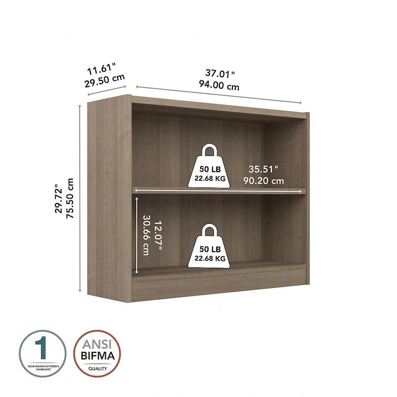 Petite bibliothèque universelle à 2 étagères