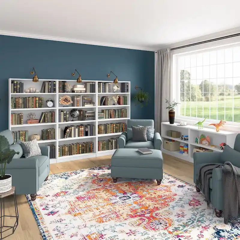 Petite bibliothèque universelle à 2 étagères