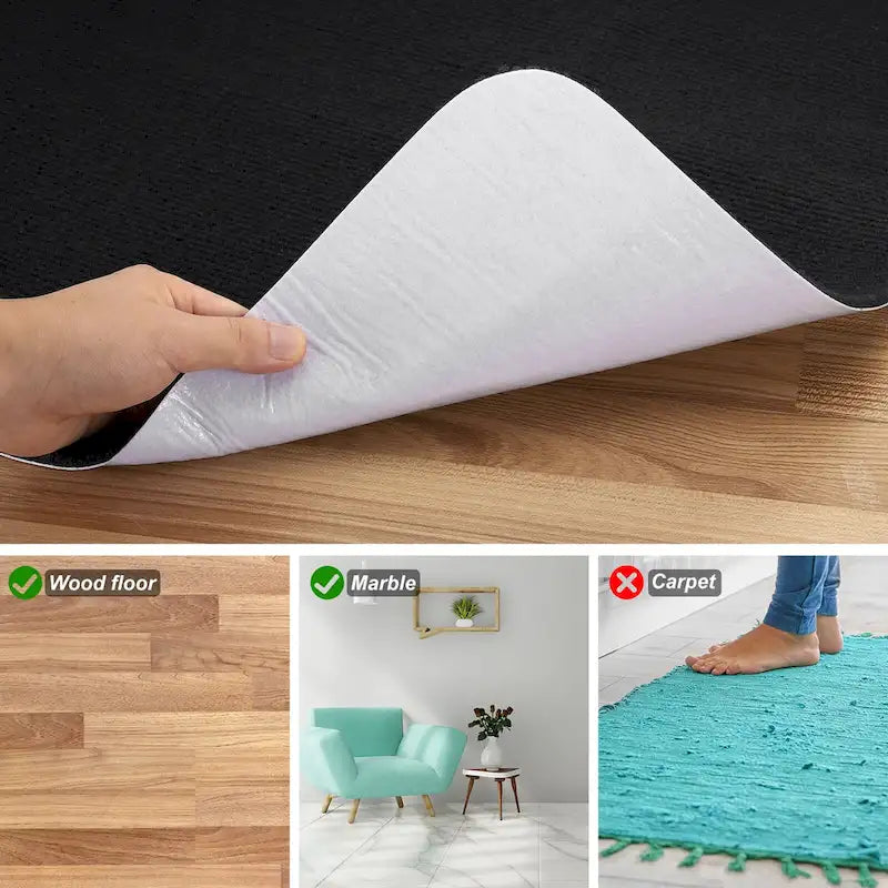 Tapis de chaise de bureau 55 x 35 pouces pour sols durs