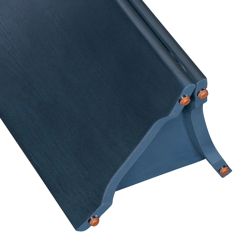 Console d'entrée, Table avec plateau ovale en similicuir marbre pour l'entrée