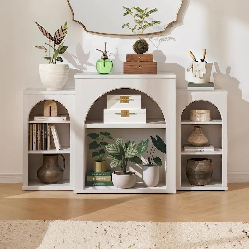 Meuble TV avec cheminée électrique