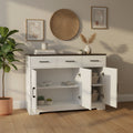 Traditional 42.4 Wide 3 Drawer Sideboard Storage Cabinet