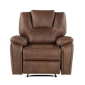 Fauteuil inclinable manuel en similicuir