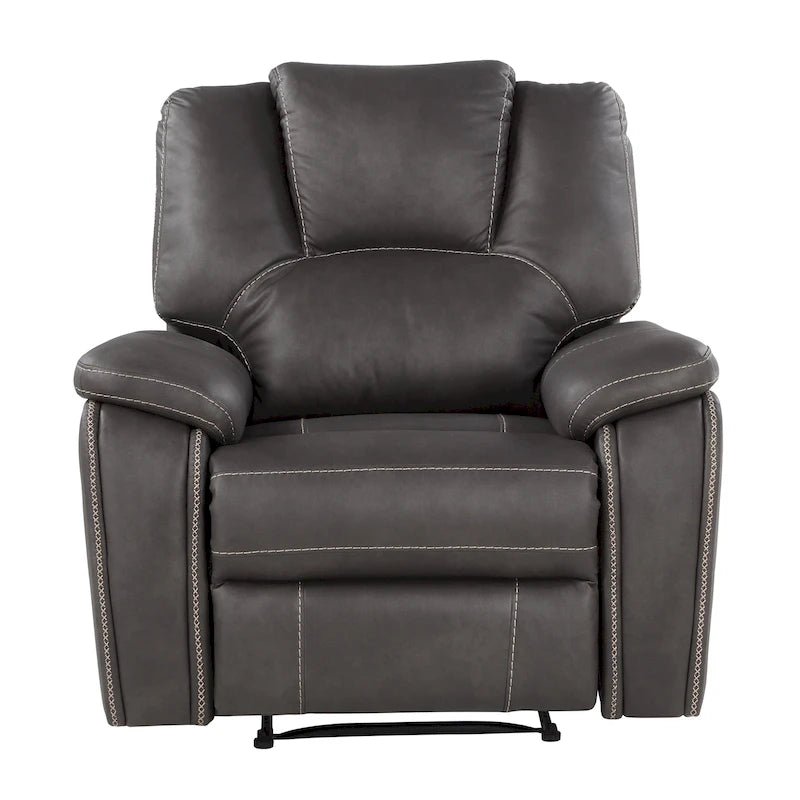 Fauteuil inclinable manuel en similicuir