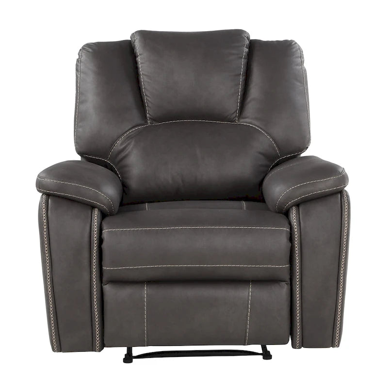 Fauteuil inclinable manuel en similicuir