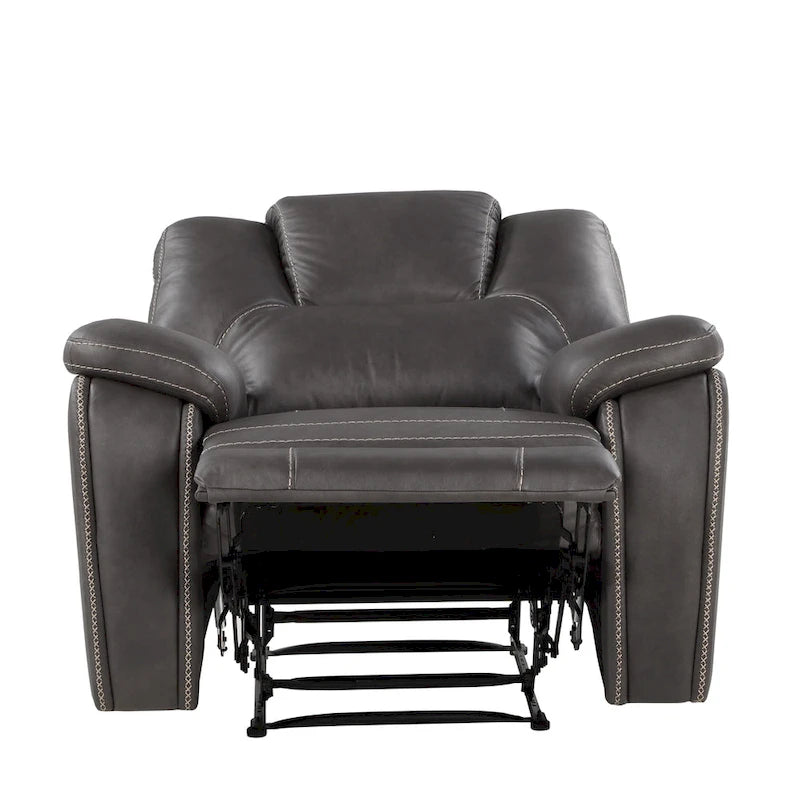 Fauteuil inclinable manuel en similicuir
