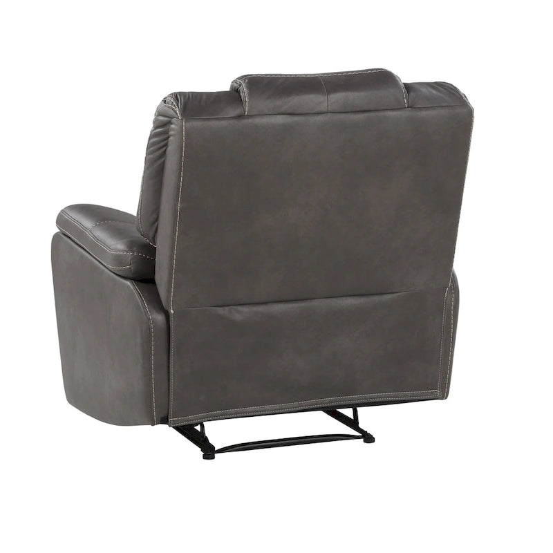 Fauteuil inclinable manuel en similicuir