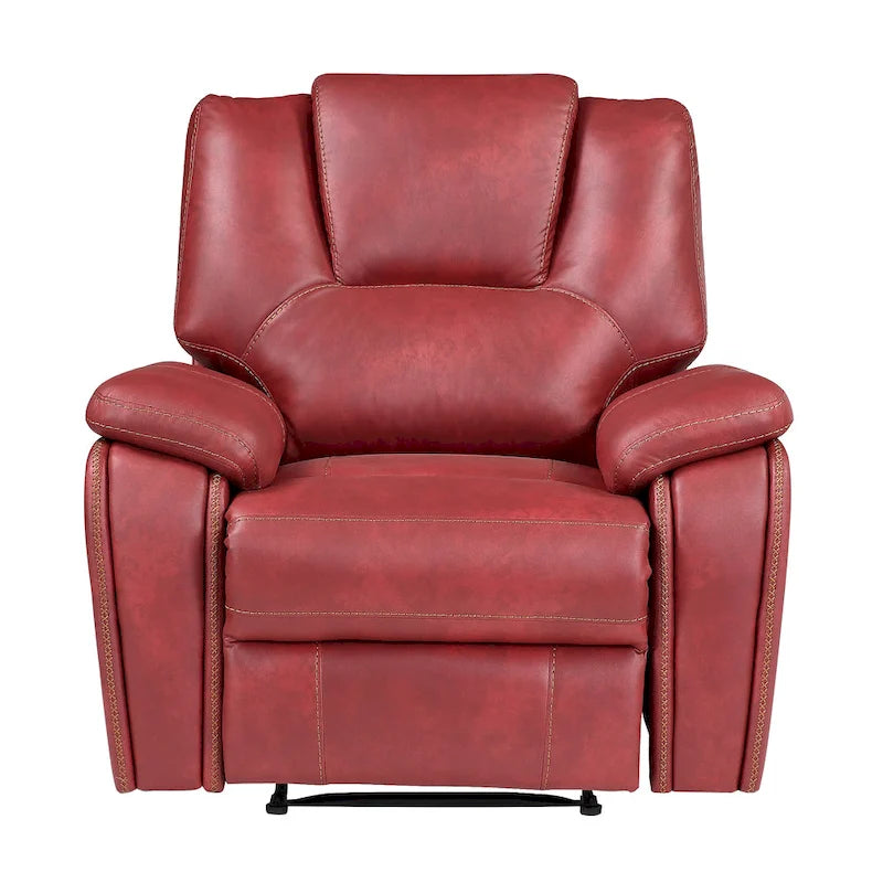 Fauteuil inclinable manuel en similicuir