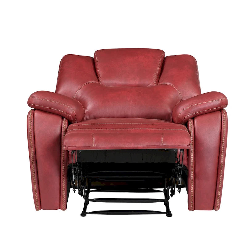 Fauteuil inclinable manuel en similicuir
