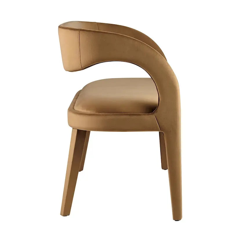 Banc d'appoint en velours de performance