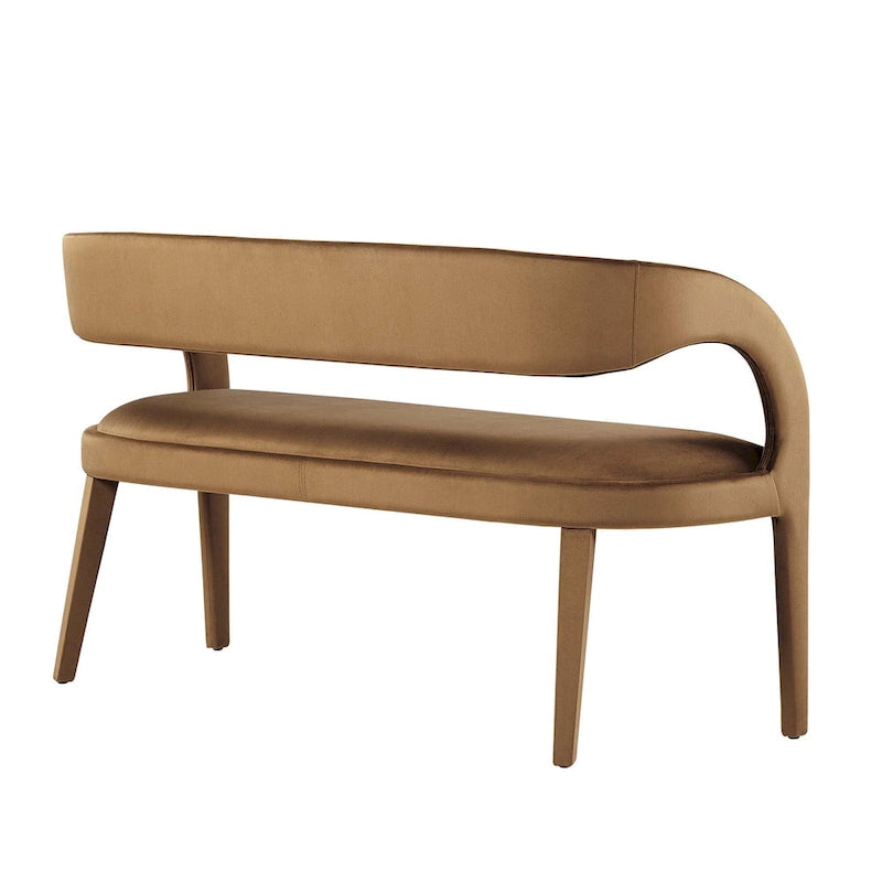 Banc d'appoint en velours de performance