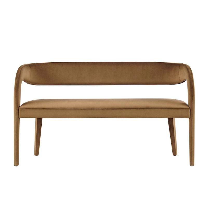 Banc d'appoint en velours de performance