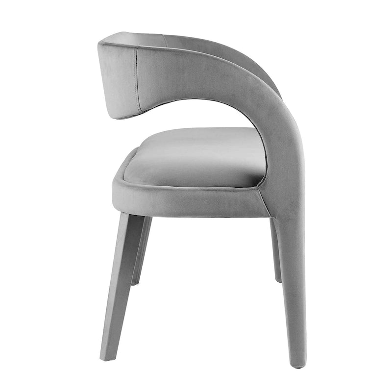 Banc d'appoint en velours de performance