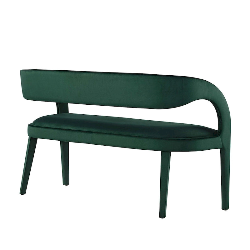 Banc d'appoint en velours de performance