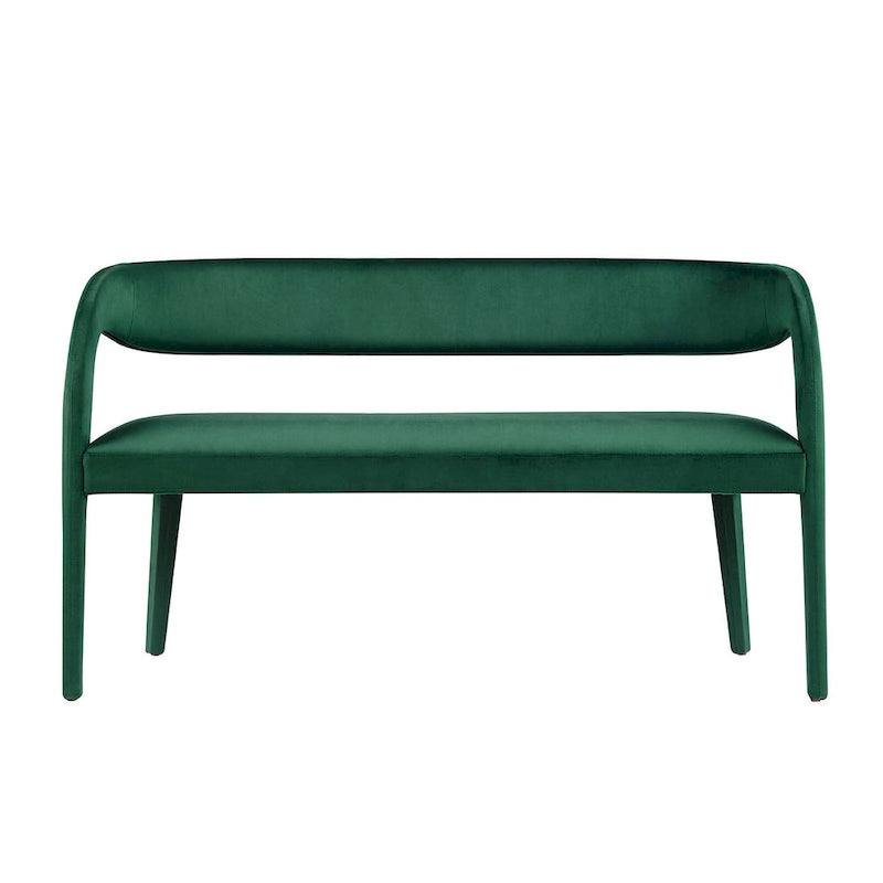 Banc d'appoint en velours de performance