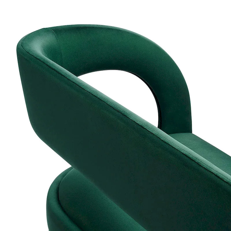 Banc d'appoint en velours de performance