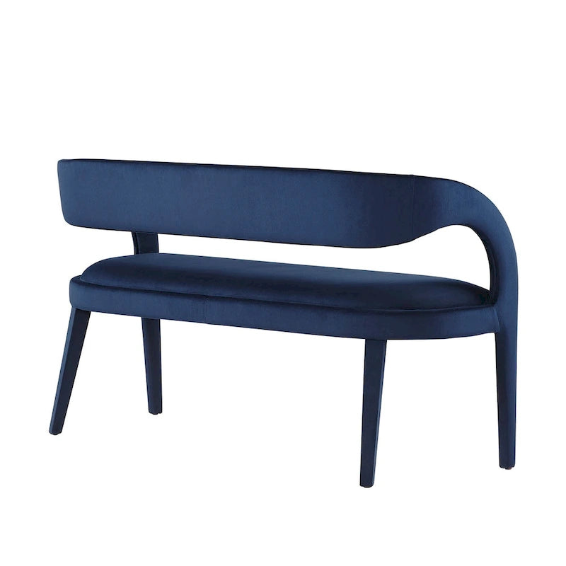 Banc d'appoint en velours de performance