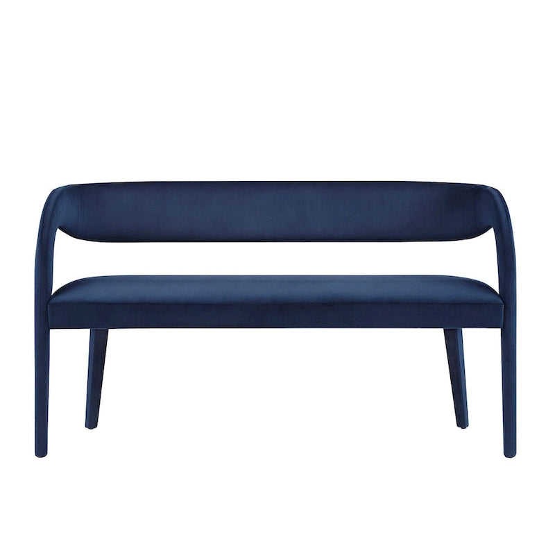 Banc d'appoint en velours de performance