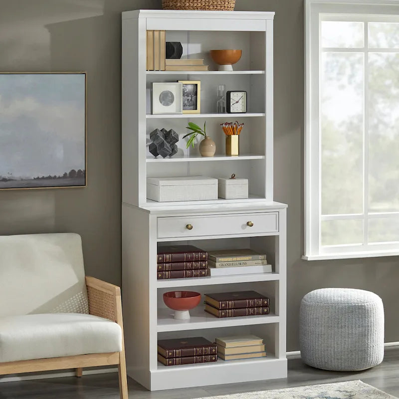 Étagère modulable avec tablettes réglables