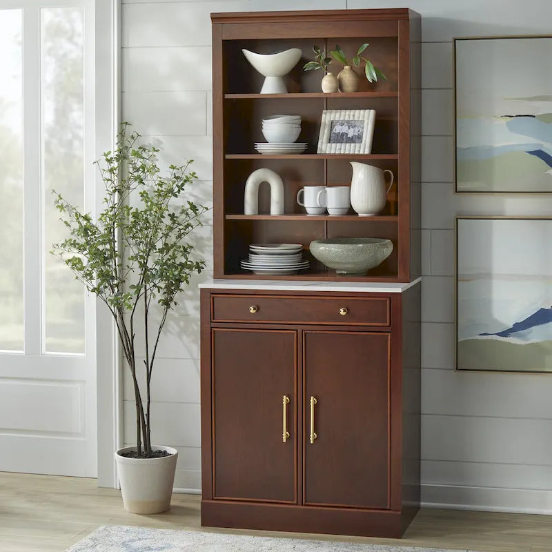 Étagère modulable avec tablettes réglables