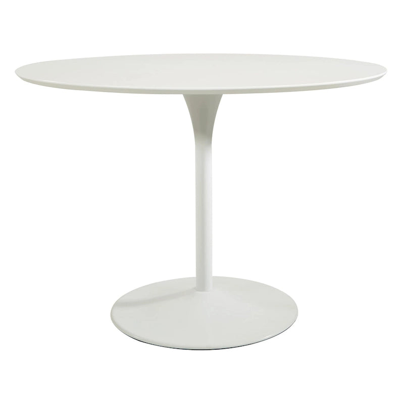 Table à manger ronde à fleurs de 41,25 x 41,25
