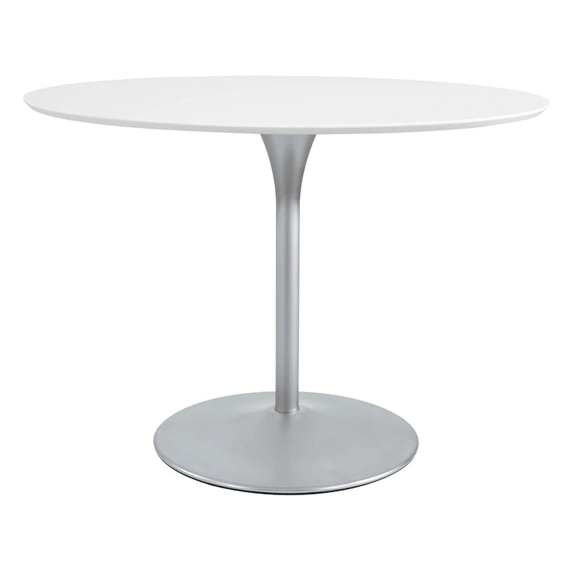 Table à manger ronde à fleurs de 41,25 x 41,25