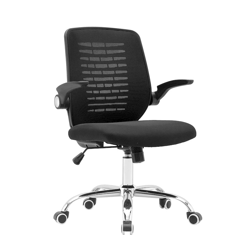 Chaise de bureau avec dossier en maille, siège réglable en hauteur