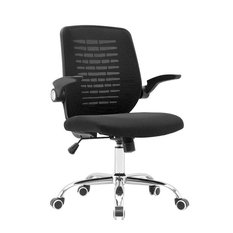 Chaise de bureau avec dossier en maille, siège réglable en hauteur