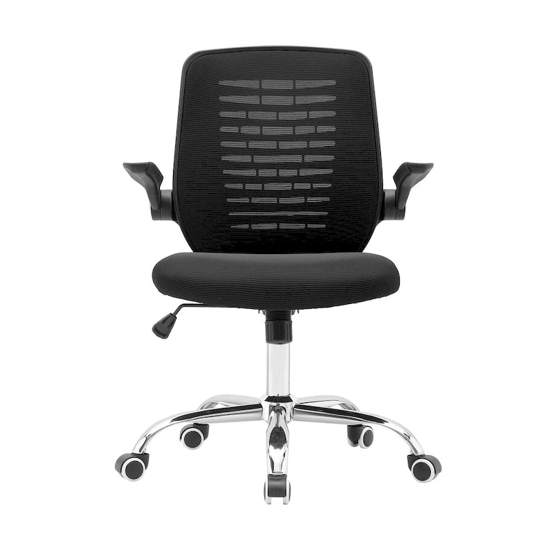 Chaise de bureau avec dossier en maille, siège réglable en hauteur