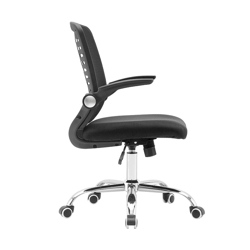Chaise de bureau avec dossier en maille, siège réglable en hauteur