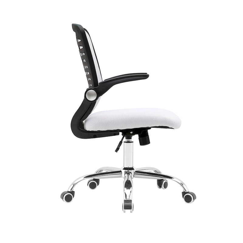 Chaise de bureau avec dossier en maille, siège réglable en hauteur