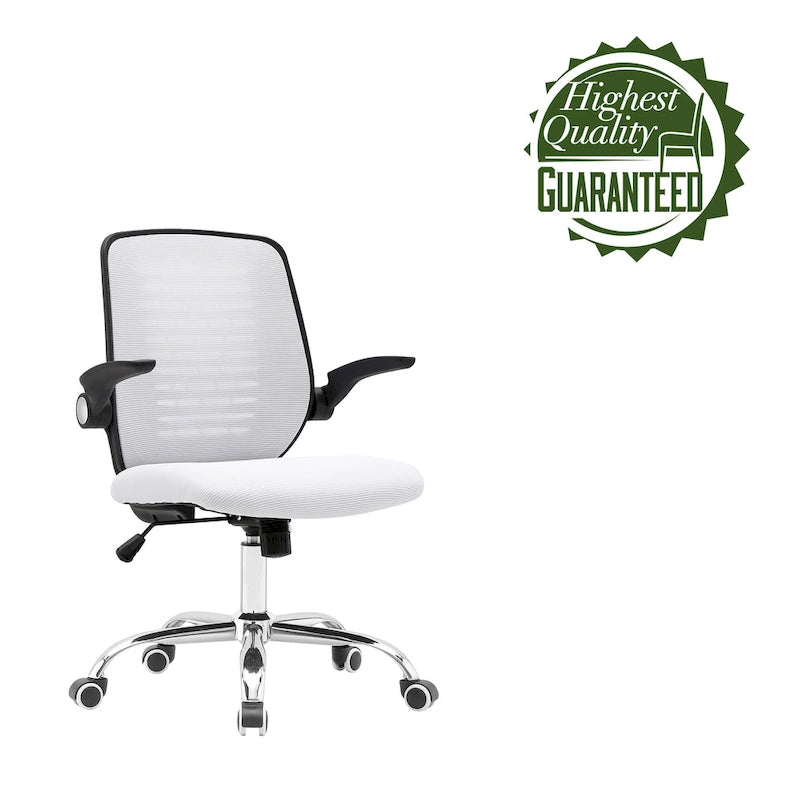 Chaise de bureau avec dossier en maille, siège réglable en hauteur