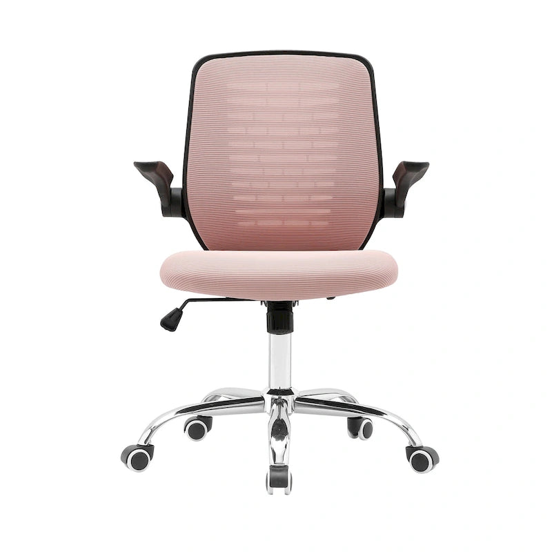 Chaise de bureau avec dossier en maille, siège réglable en hauteur