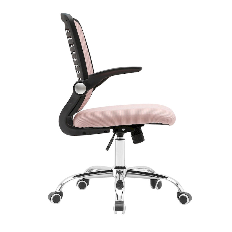 Chaise de bureau avec dossier en maille, siège réglable en hauteur