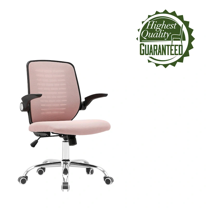 Chaise de bureau avec dossier en maille, siège réglable en hauteur