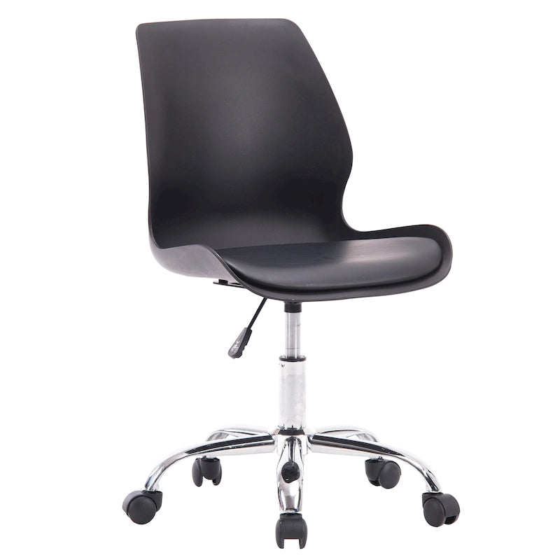 Chaise de bureau à roulettes réglable en hauteur