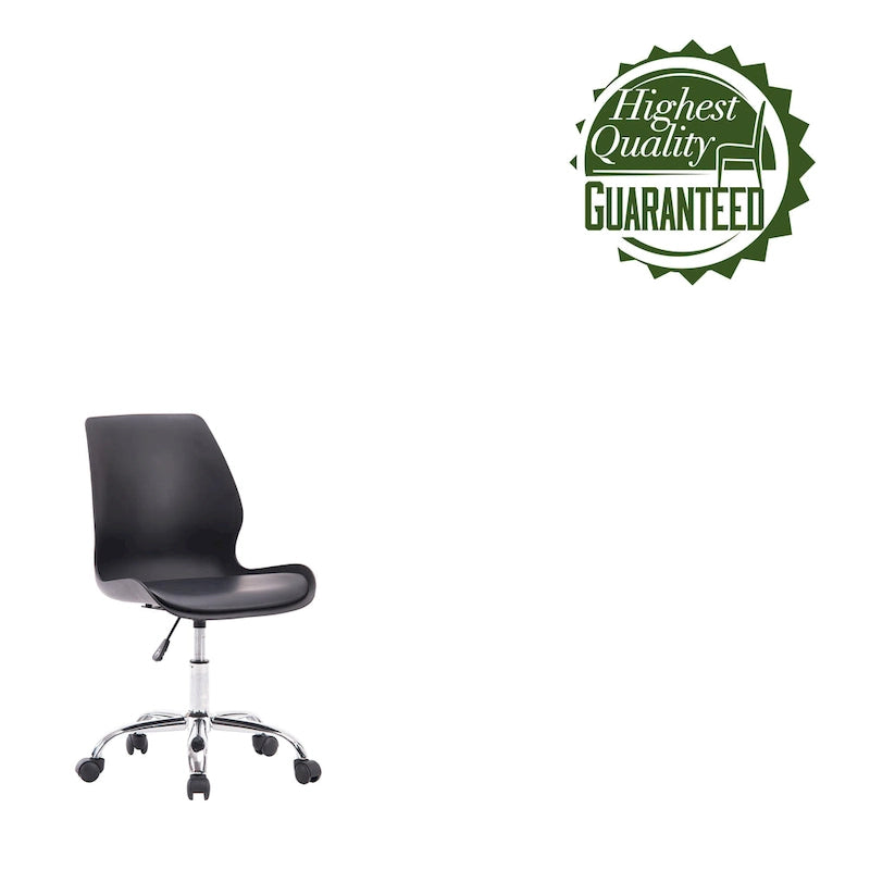 Chaise de bureau à roulettes réglable en hauteur
