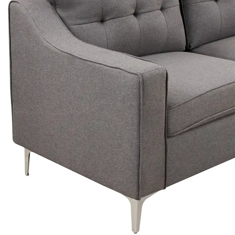 Canapé en tissu de style moderne et contemporain pour appartement
