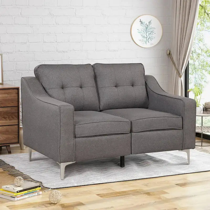 Canapé en tissu de style moderne et contemporain pour appartement