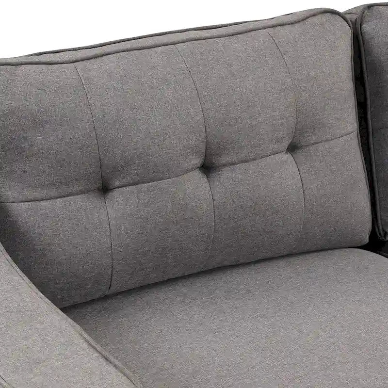 Canapé en tissu de style moderne et contemporain pour appartement