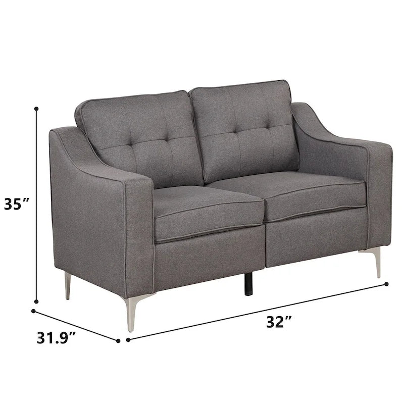 Canapé en tissu de style moderne et contemporain pour appartement