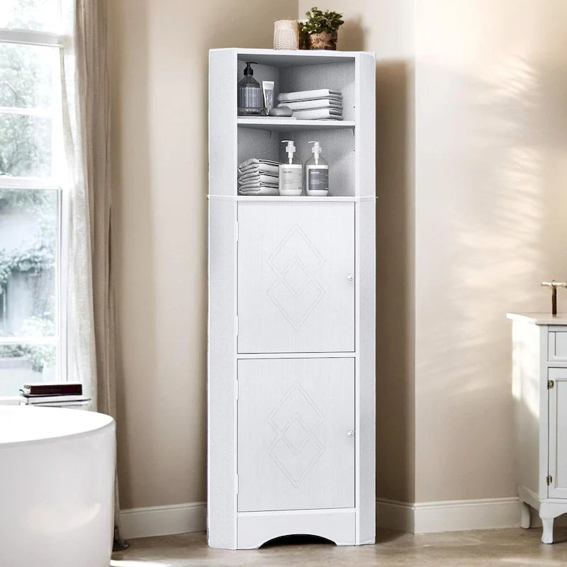 Meuble d'angle de salle de bain