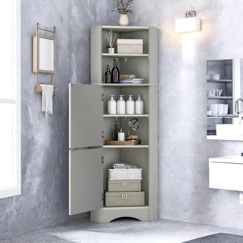 Meuble d'angle de salle de bain