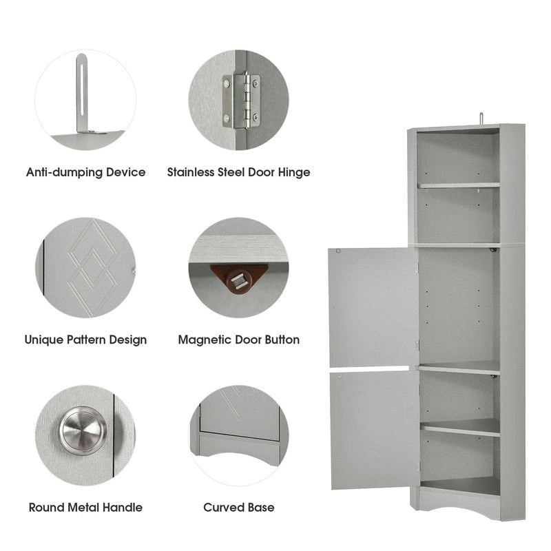 Meuble d'angle de salle de bain